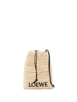 LOEWE: Светлая сумка через плечо 