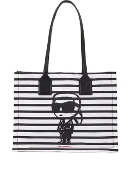Karl Lagerfeld: Сумка-шоппер в полоску 