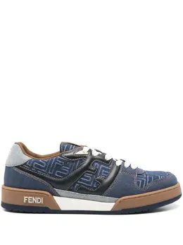 FENDI: Голубые кроссовки 