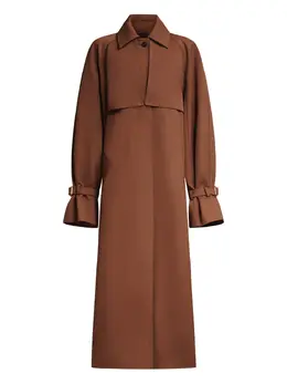 Max Mara: Коричневый плащ 