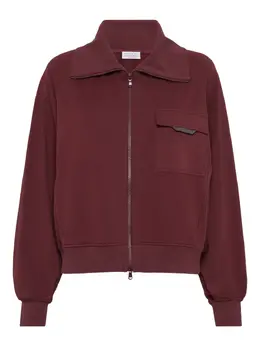 Brunello Cucinelli: Красный свитшот  Monili