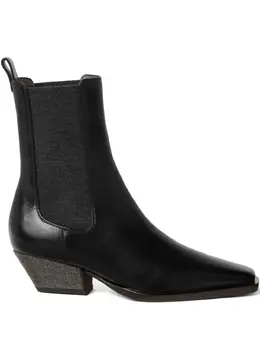 Brunello Cucinelli: Чёрные ботинки 