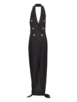 Balmain: Длинное платье 