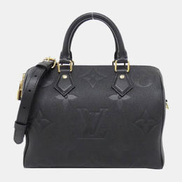 Louis Vuitton: Чёрная сумка  Speedy