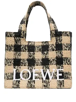 LOEWE: Светлая сумка-шоппер 