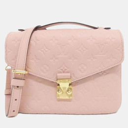 Louis Vuitton: Розовая сумка  Pochette
