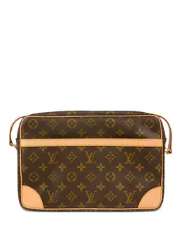 Louis Vuitton Pre-Owned: Коричневая сумка через плечо 