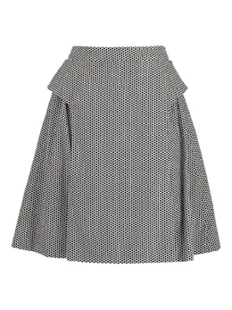 CHANEL Pre-Owned: Юбка в горошек 