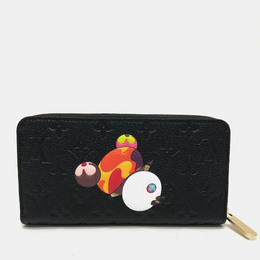 Louis Vuitton: Чёрный кошелёк  Zippy