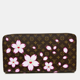 Louis Vuitton: Коричневый кошелёк  Zippy
