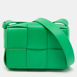 Bottega Veneta: Зелёная сумка через плечо  Candy Cassette