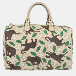Gucci: Белая спортивная сумка 