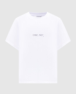Victoria Beckham: Белая футболка 