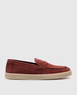 Canali: Бордовые туфли 