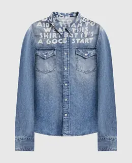 Maison Margiela MM6: Сині сорочки 