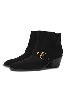 Gianvito Rossi: Чёрные ботинки 
