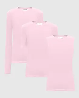 Jil Sander: Розовая футболка 