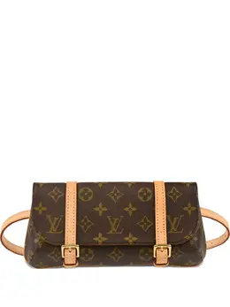 Louis Vuitton Pre-Owned: Коричневая поясная сумка 