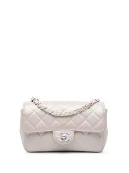 CHANEL Pre-Owned: Белая сумка через плечо 