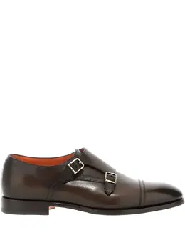 Santoni: Тёмные туфли 