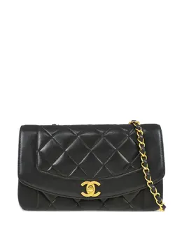 CHANEL Pre-Owned: Чёрная сумка 
