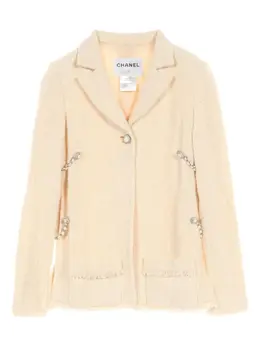 CHANEL Pre-Owned: Твидовая куртка 