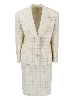 Versace Pre-Owned: Костюм в клетку 