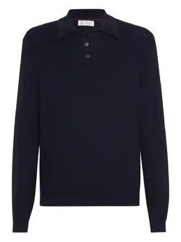Brunello Cucinelli: Поло с длинным рукавом 