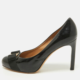 Salvatore Ferragamo: Чёрные туфли  Vara Bow