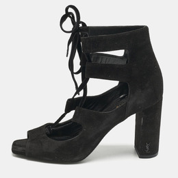 Saint Laurent Paris: Чёрные сандалии  Loulou