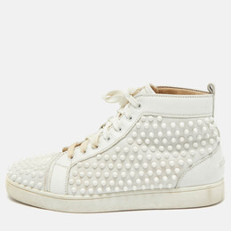 Christian Louboutin: Белые кроссовки 