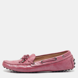 Tod's: Розовые мокасины 