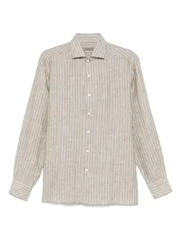 Corneliani: Льняная рубашка 