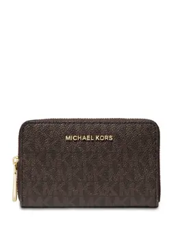 Michael Michael Kors: Коричневый кошелёк 