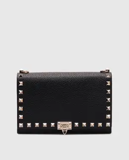 Valentino: Чорні сумки  Rockstud