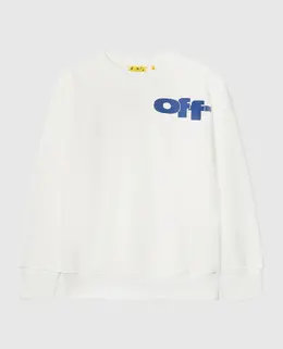 Off-White: Белый свитшот 