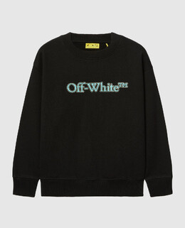 Off-White: Чёрный свитшот 