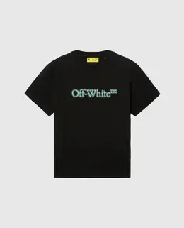 Off-White: Футболка с принтом 