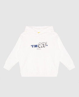 Off-White: Белая толстовка 