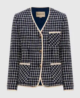 Valentino: Синий жакет 