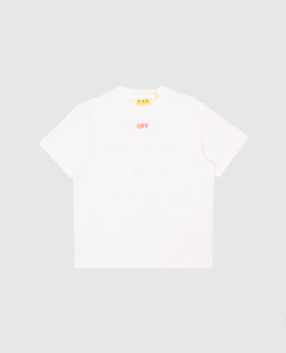 Off-White: Белая футболка 