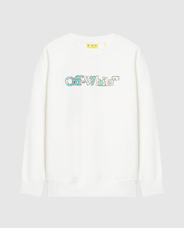 Off-White: Белый свитшот 