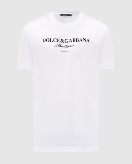 Dolce&Gabbana: Белая футболка 