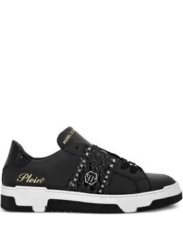 Philipp Plein: Чёрные кроссовки 