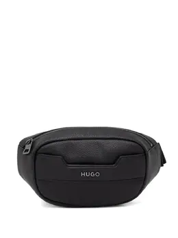 HUGO: Чёрная поясная сумка 