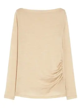 Max Mara: Топ с длинным рукавом 