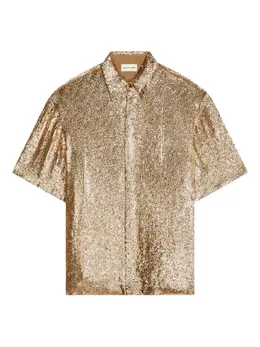 DRIES VAN NOTEN: Рубашка с коротким рукавом 