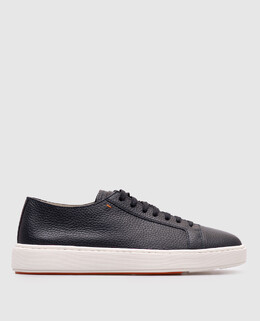 Santoni: Синие кеды 