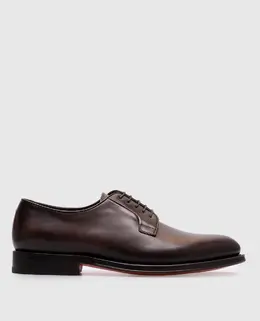 Santoni: Коричневі туфлі 