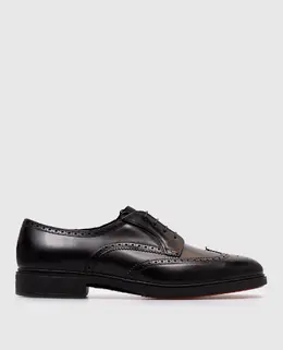 Santoni: Чорні туфлі 